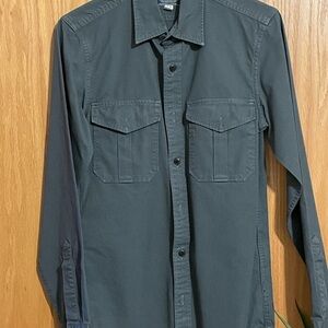 Men’s J. Crew Blue/Gray Button-Up Shirt